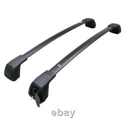 2 PCS Cross Bars Fit for Hyundai Santa Cruz 2022-2023 Black Luggage Roof Racks