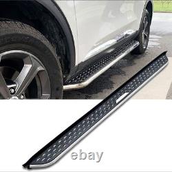 2 Pcs Fixed Running Board Side Step Nerf Bar for Hyundai Santa Cruz 2022-2024