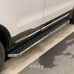 2 Pcs Fixed Running Board Side Step Nerf Bar for Hyundai Santa Cruz 2022-2024