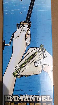 2011 Santa Cruz Emmanuel Guzman Addict Series Skateboard Deck Rare