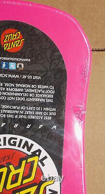 2014 Santa Cruz Salba Tiger Pink Dip Reissue Skateboard Deck Phillips Rare