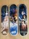 2014 Santa Cruz X Star Wars Movie Poster Series Skateboard Decks 3 Deck Set