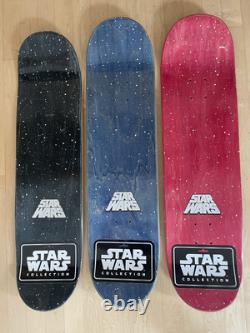 2014 Santa Cruz X Star Wars Movie Poster Series Skateboard Decks 3 Deck Set