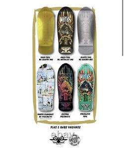 2021 Natas Kaupas Santa Cruz Blind Bag Skateboard Deck Gold Foil SMA In Shrink