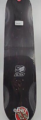 2023 Santa Cruz 50th Anniversary Exclusive Skateboard Deck 33/275 Limited 8.25in