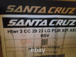 2023 Santa Cruz Hightower Carbon CC, SRAM X01, Reserve Carbon Wheels Original bx