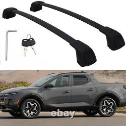 2P for Hyundai Santa Cruz 2022-2023 Roof Rack Rail Cross bar luggage carrier