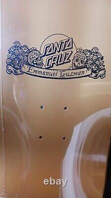 8.27in Guzman Dining with the Dead SIGNED Santa Cruz Skateboard Deck SOLD OUT