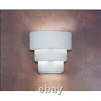 A19 1404 Santa Cruz Wall Sconce Bisque Islands of Light Collection