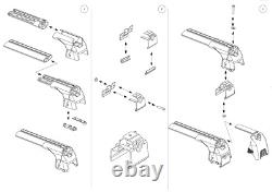 BRACK Roof Rack Luggage Carrier Cross Bars For Hyundai Santa Cruz 2022 Black