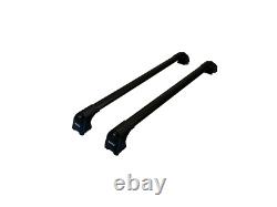 BRACK Roof Rack Luggage Carrier Cross Bars For Hyundai Santa Cruz 2022 Black