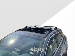 BRACK Roof Rack Luggage Carrier Cross Bars For Hyundai Santa Cruz 2022 Black