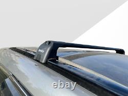 BRACK Roof Rack Luggage Carrier Cross Bars For Hyundai Santa Cruz 2022 Black