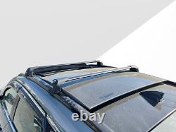 BRACK Roof Rack Luggage Carrier Cross Bars For Hyundai Santa Cruz 2022 Black