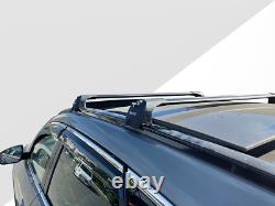 BRACK Roof Rack Luggage Carrier Cross Bars For Hyundai Santa Cruz 2022 Black