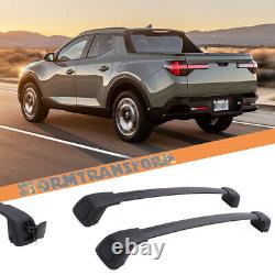 Black Cross Bars Fit For Hyundai Santa Cruz 2022-2023 Accessories Roof Rail