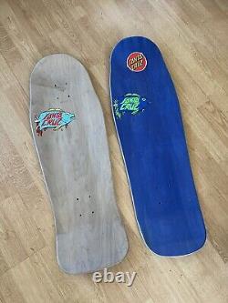 Both (2) Santa Cruz Erick Winkowski AQUATIC Skateboard Skate Deck New No Shrink
