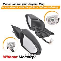Brand New Door Mirror Set Heated for Hyundai Santa Cruz Tucson SEL 2.5L L4 Gas
