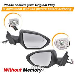 Brand New Door Mirror Set Heated for Hyundai Santa Cruz Tucson SEL 2.5L L4 Gas