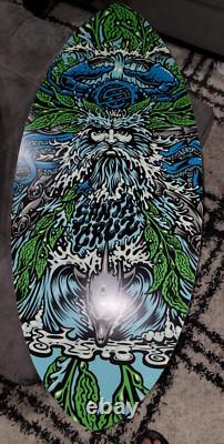 Brand New Santa Cruz Skimboard rare with carying case. Santa cruz skateboard