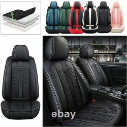 Car Seat Covers for Hyundai Santa Cruz Sonata Front Seat Covers PU Leather Black