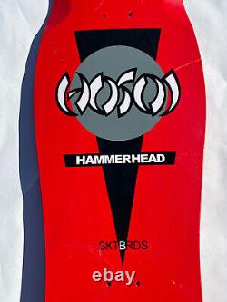 Christian Hosoi Hammerhead Skateboard Deck Reissue Red Santa Cruz