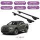 ERKUL Roof Rack Cross Bars for Hyundai Santa Cruz 2022-2025 Black