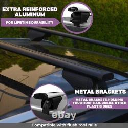 ERKUL Roof Rack Cross Bars for Hyundai Santa Cruz 2022-2025 Black