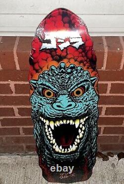 EXTREMELY RARE Santa Cruz Godzilla Destroyer Skateboard Deck 11 x 32- IN HAND