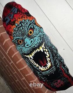 EXTREMELY RARE Santa Cruz Godzilla Destroyer Skateboard Deck 11 x 32- IN HAND