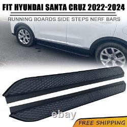 Fixed Running Board Fits for Hyundai Santa Cruz 2022-2024 Side Steps Nerf Bars