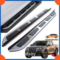 Fixed Running Board Side Steps Nerf Bars Fits for Hyundai Santa Cruz 2022-2024