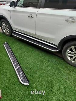 Fixed Running Board Side Steps Nerf Bars Fits for Hyundai Santa Cruz 2022-2024