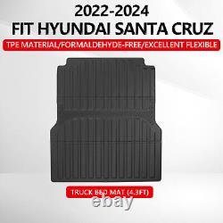 For 2022-2024 Hyundai Santa Cruz 4.3FT Truck Bed Liner Cargo Mat Cargo Liner