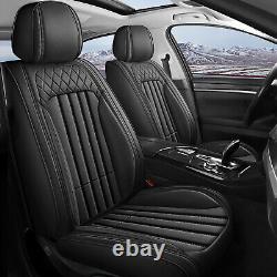 For HYUNDAI Santa Cruz 2022-2024 Car Seat Cover PU Leather Front+Rear Protector