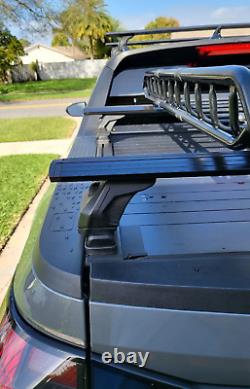 For Hyundai Santa Cruz 2017-23 Bed Rack Cross Bars Roof Rack Metal Bracket Alu 2