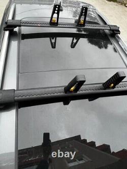 For Hyundai Santa Cruz 2022-2023 Black Aluminium Roof Rack Cross Bars Lockable