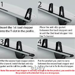 For Hyundai Santa Cruz 2022-2023 Black Aluminium Roof Rack Cross Bars Lockable