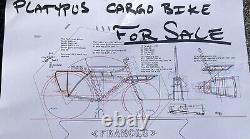 Frances Cycles Custom Steel Platypus Cargo Bike Made In Santa Cruz