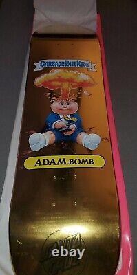 GPK Santa Cruz Skateboard Deck Gold Adam Bomb