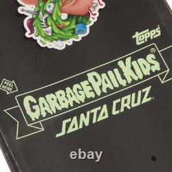 Garbage Pail Kids x Santa Cruz Adam Bomb Nuclear Skateboard GITD NEW