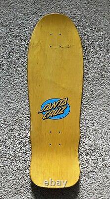 Grabke Santa Cruz Melting Clocks Skateboard Deck Reissue Slight Tail Damage