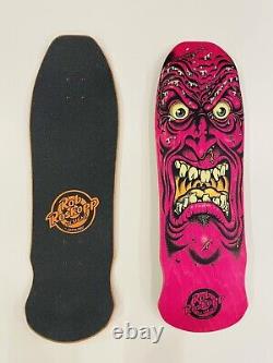 Gripped Santa Cruz Roskopp Face Skateboard Deck 80s Old School Vintage Reissue