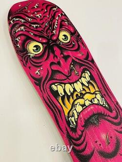 Gripped Santa Cruz Roskopp Face Skateboard Deck 80s Old School Vintage Reissue