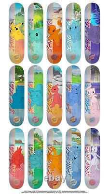 IN HAND RARE Santa Cruz X Pokémon Skateboard Deck 8 Blind Bag BRAND NEW