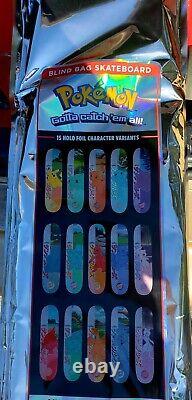 IN HAND RARE Santa Cruz X Pokémon Skateboard Deck 8 Blind Bag BRAND NEW