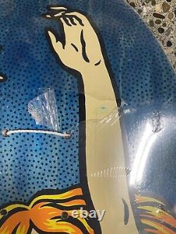 Jason Jesse Mermaid Santa Cruz Skateboard Deck Rare 10.2 x 31.1 Wall Hanger