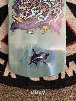 Jason Jessee Santa Cruz 30th Anniversary Bat Neptune Aqua Prism Reissue Deck