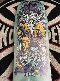 Jason Jessee Santa Cruz 30th Anniversary Bat Neptune Aqua Prism Reissue Deck