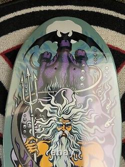 Jason Jessee Santa Cruz 30th Anniversary Bat Neptune Aqua Prism Reissue Deck